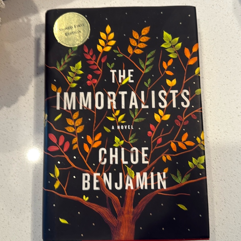 Book. The Immortalists   Signed First Addition 2018 Published by Putnams. Used.